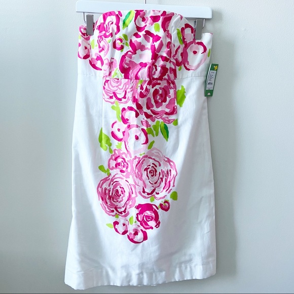 Lilly Bowen Strapless Dress 8 NWT - Picture 1 of 4